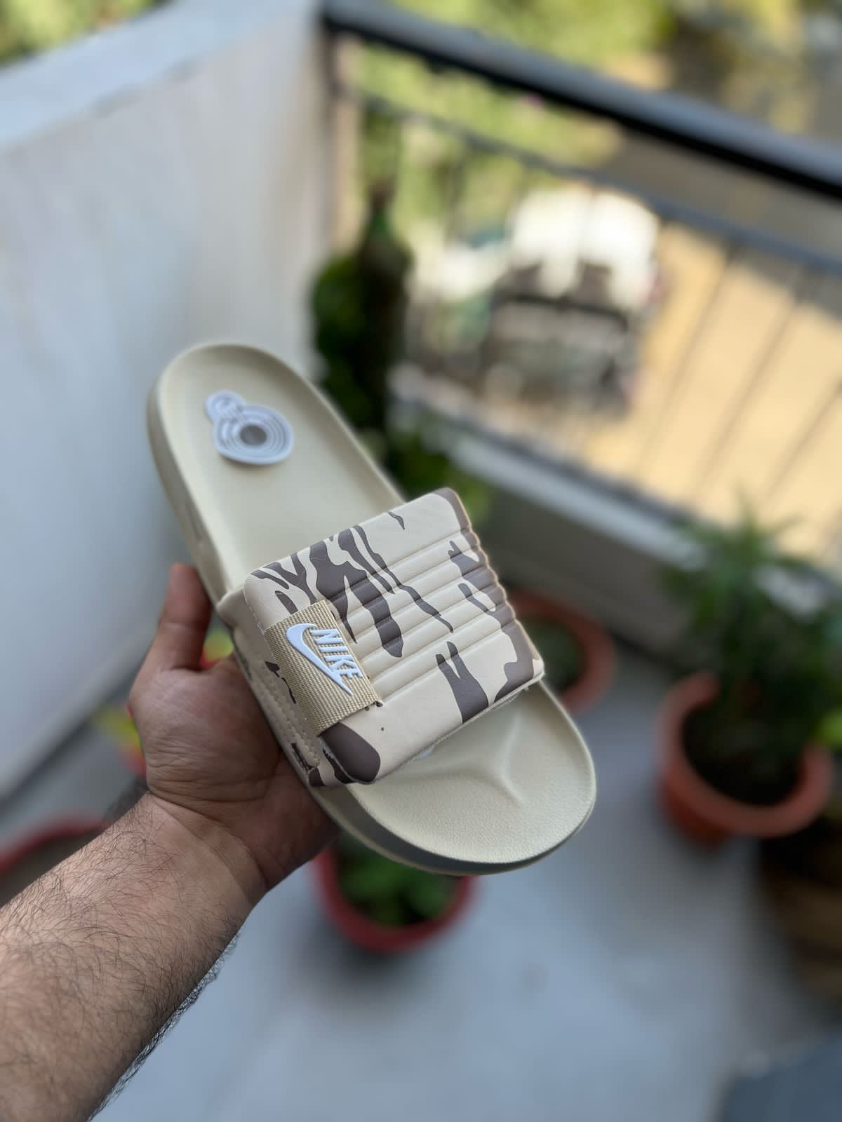 Stylish Camo Print Casual Sneakers for Men | Off-Court Edition