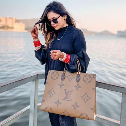 Amazing luxury lv leather bag