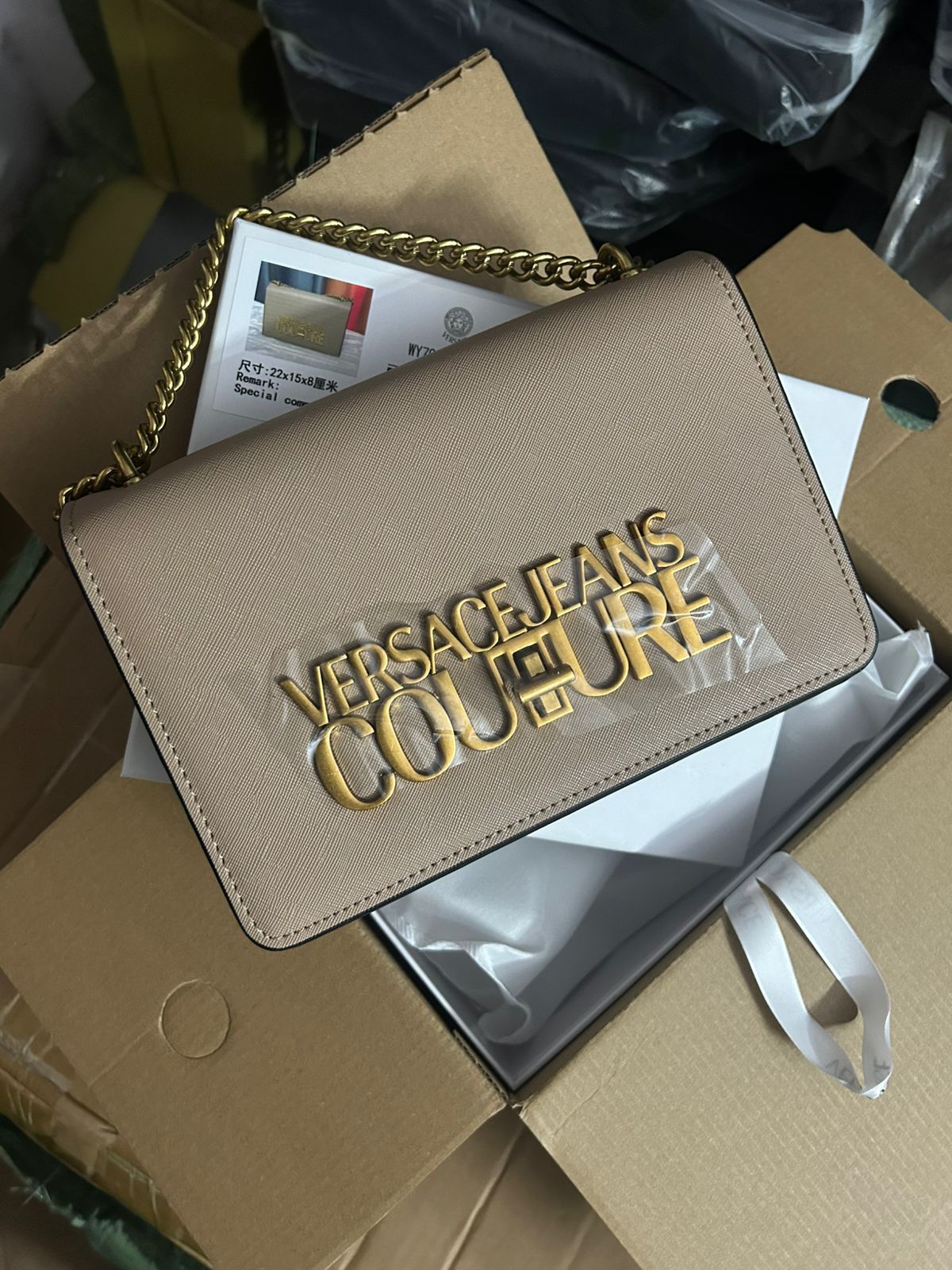 Luxury vsace leather bag