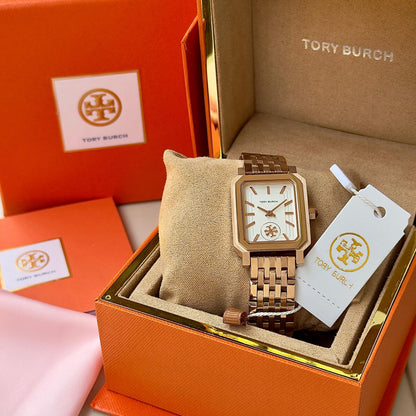 Luxury Women’s Gold Rectangular Watch