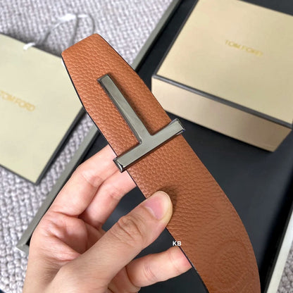 Luxury Reversible Grain Leather Belt – Unisex
