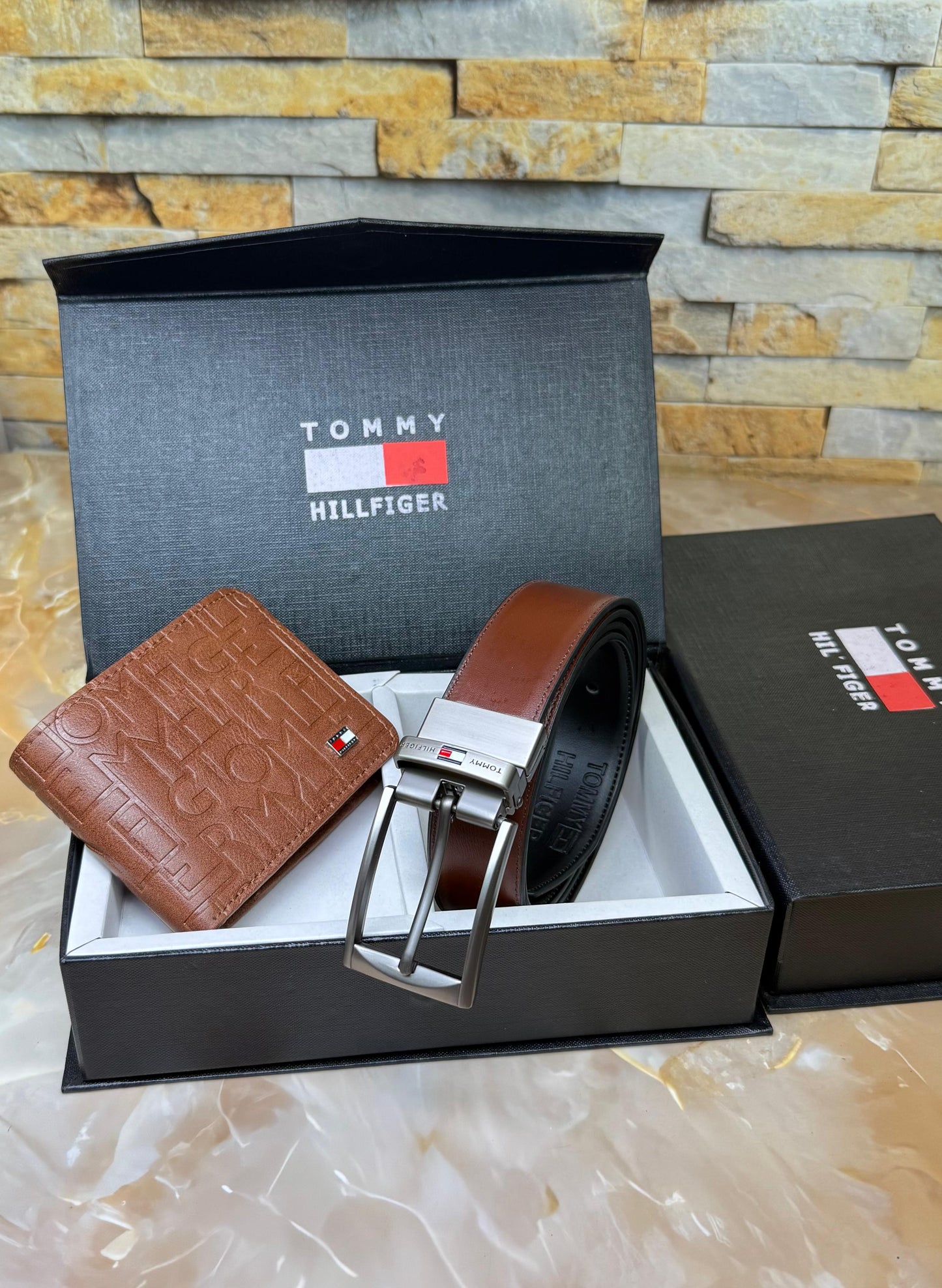 Premium Men’s Reversible Belt & Wallet Combo