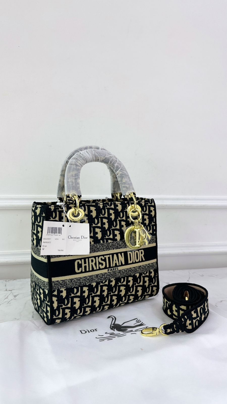 Fully Embroidered Lady-Style Handbag