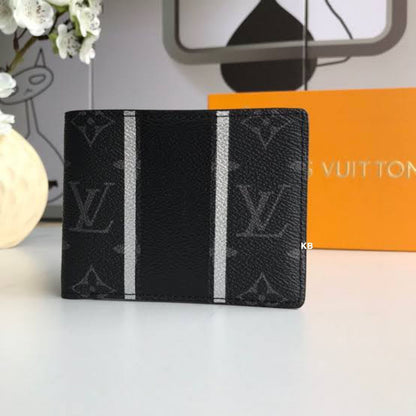 Luxury lv slender men's wallet