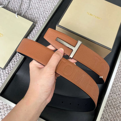 Luxury Reversible Grain Leather Belt – Unisex