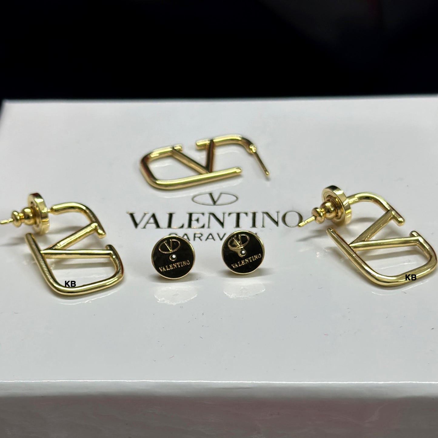 Luxury Women’s Signature Metal Earrings