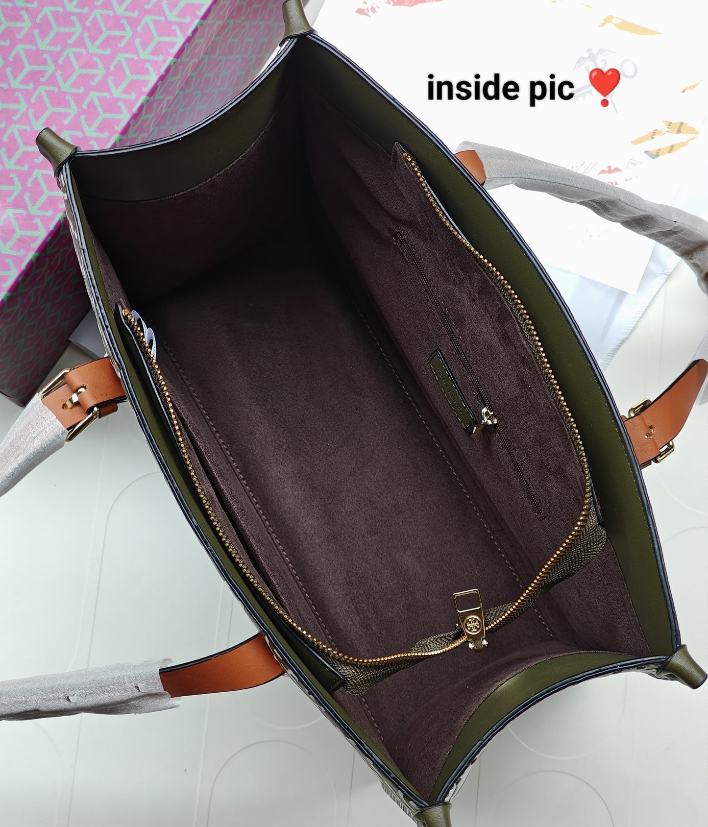 Luxury tb tote bag