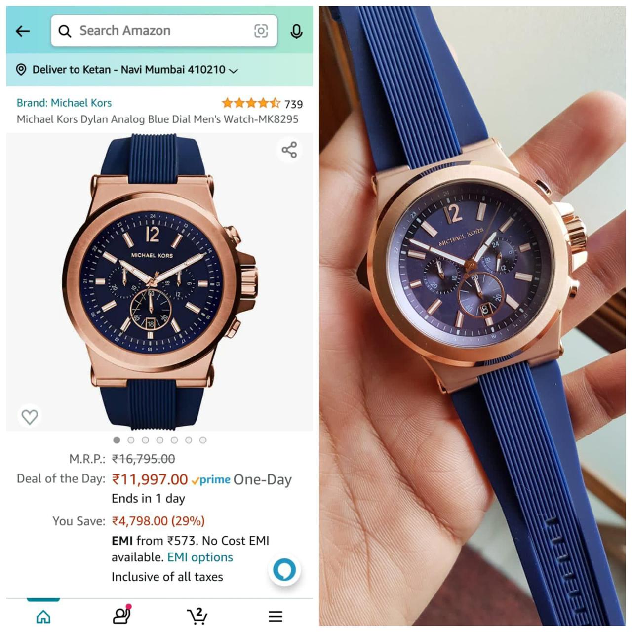 Luxury mk premium quality Men's watch