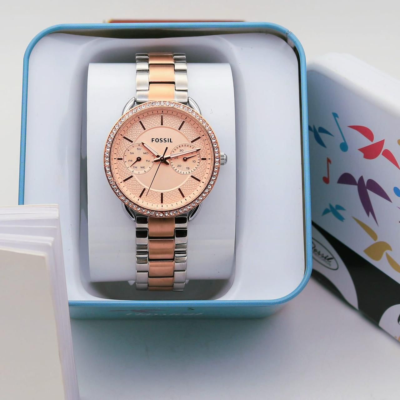 Elegant Rose Gold Women’s Chronograph Watch