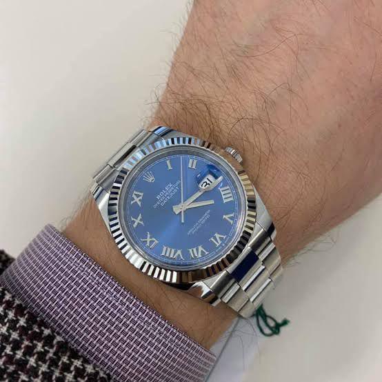 Luxury date just rlx men's watch