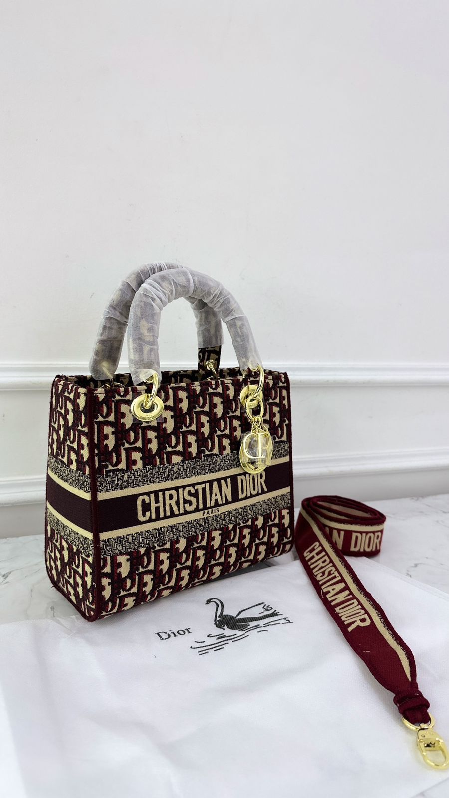 Fully Embroidered Lady-Style Handbag