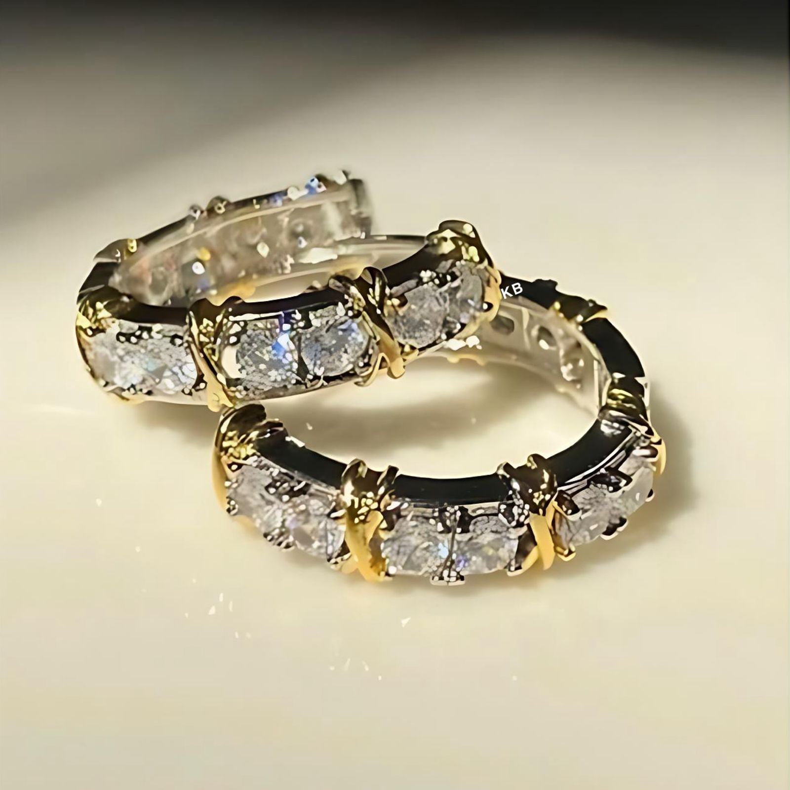 Luxury Twelve Stone Narrow Earrings with Diamonds