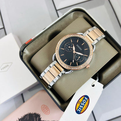 Elegant Rose Gold Women’s Chronograph Watch