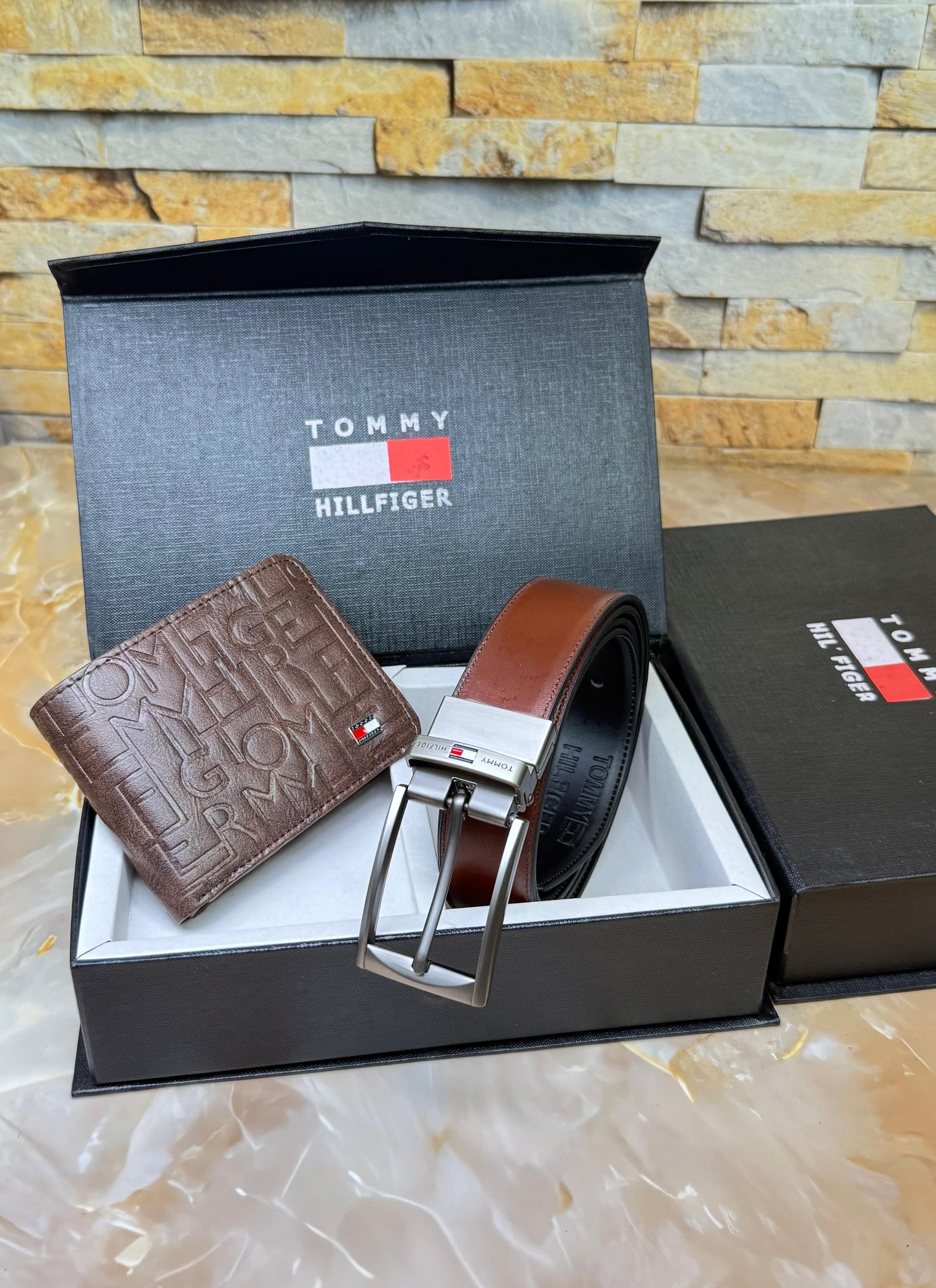 Premium Men’s Reversible Belt & Wallet Combo