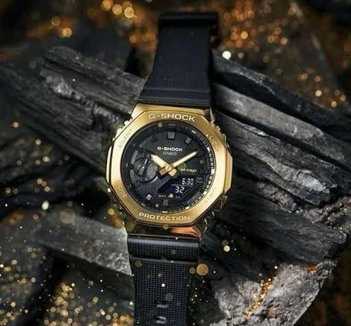 GA2100 With Metal-Clad Octagonal Design Men’s watch