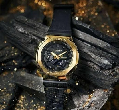 GA2100 With Metal-Clad Octagonal Design Men’s watch