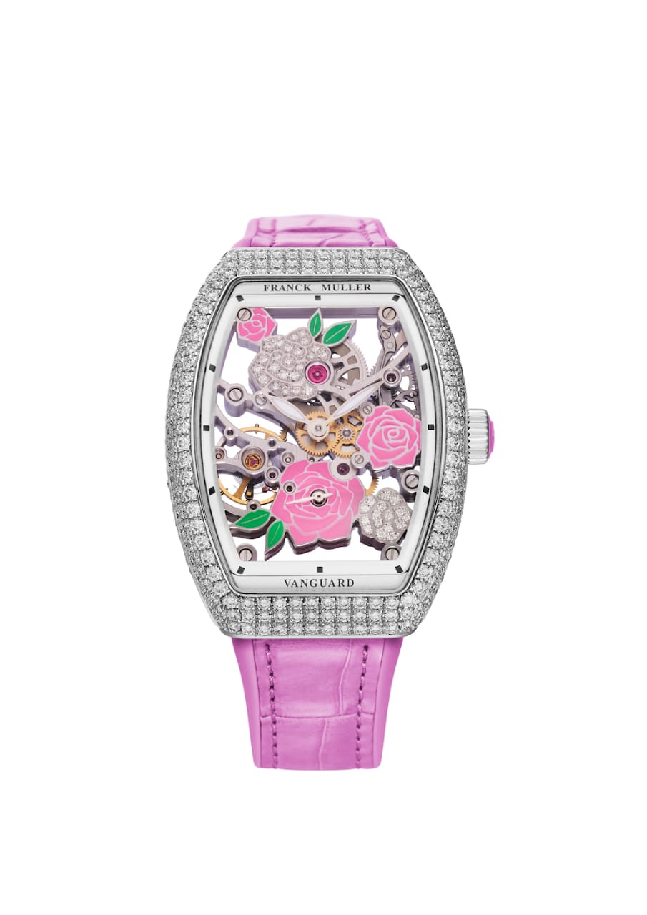 Vanguard Rose Skeleton Watch