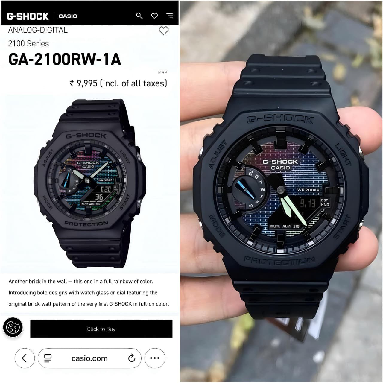 Luxury gs oak Unisex watch