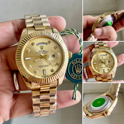 Luxury Men’s Day-Date Wristwatch