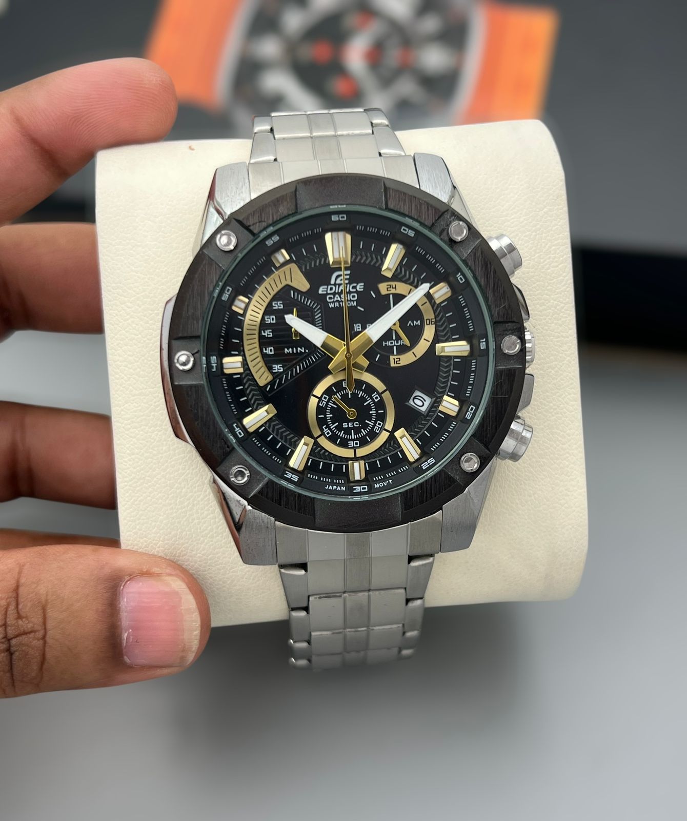 Luxury edifice men's watch