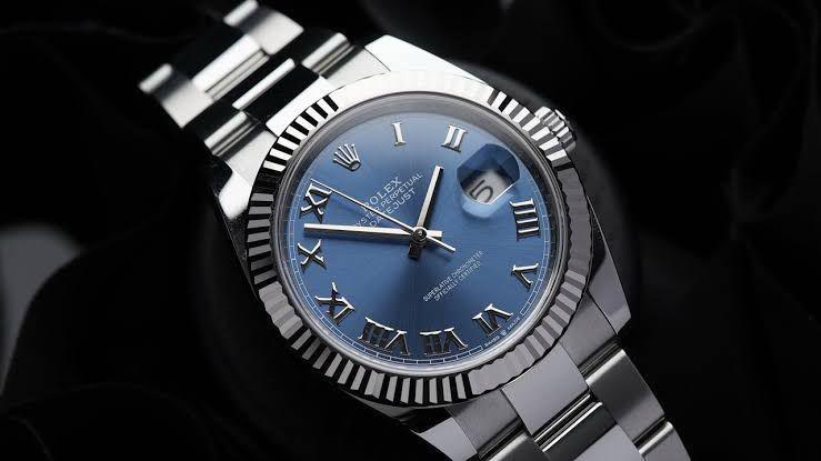 Luxury date just rlx men's watch