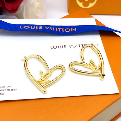 Fall In Love Earrings | Elegant Hollow Heart Design