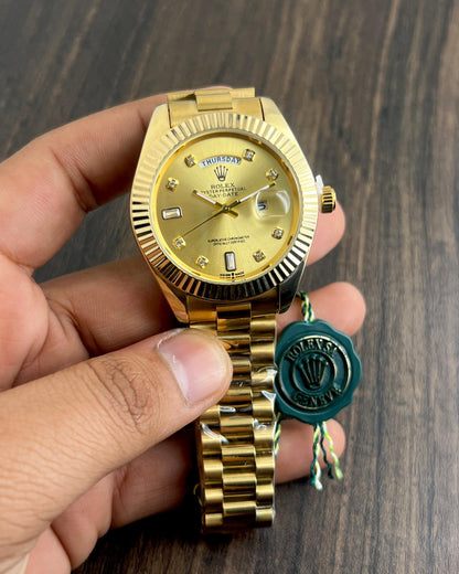 Luxury Men’s Day-Date Wristwatch