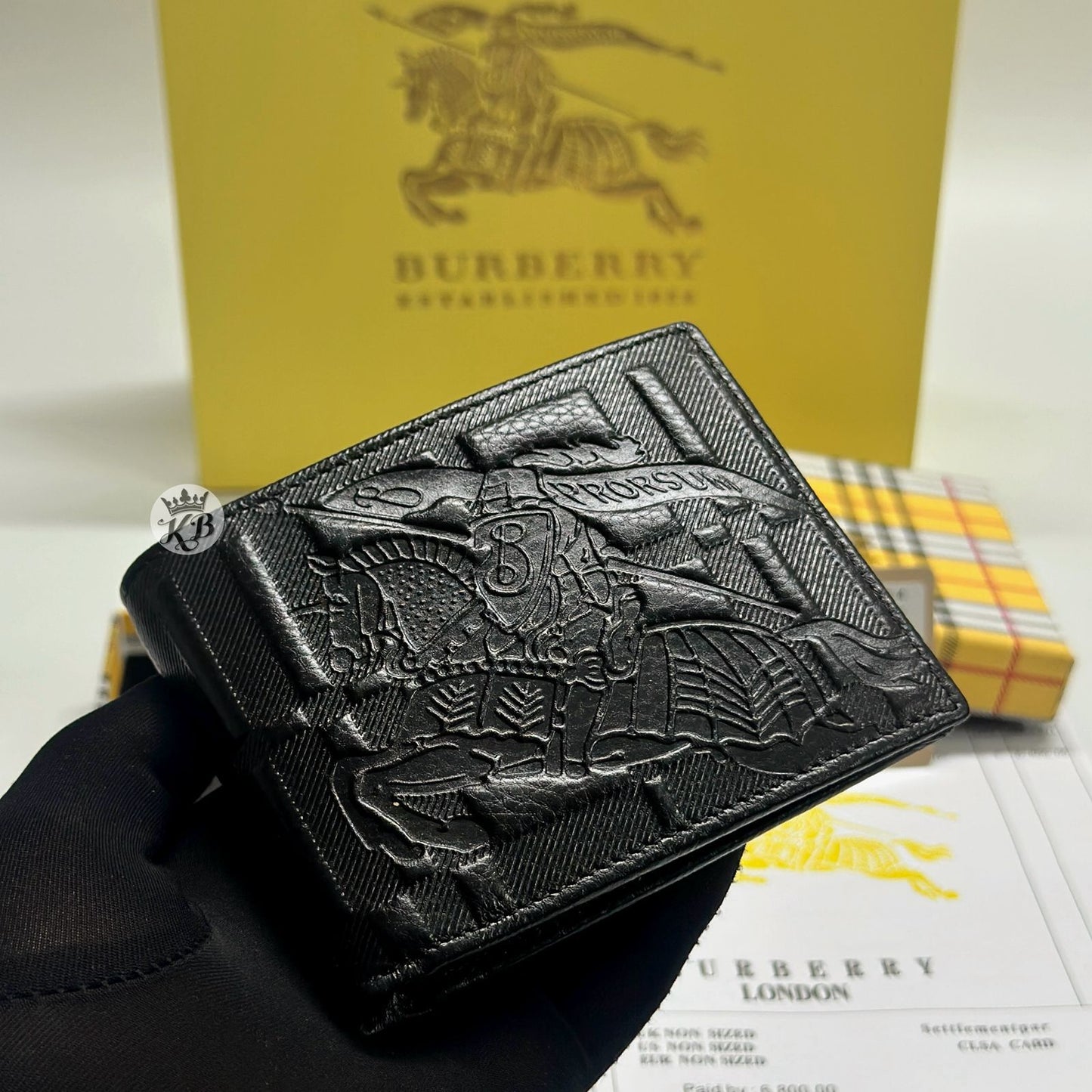 Luxury bberry initial Men's wallet