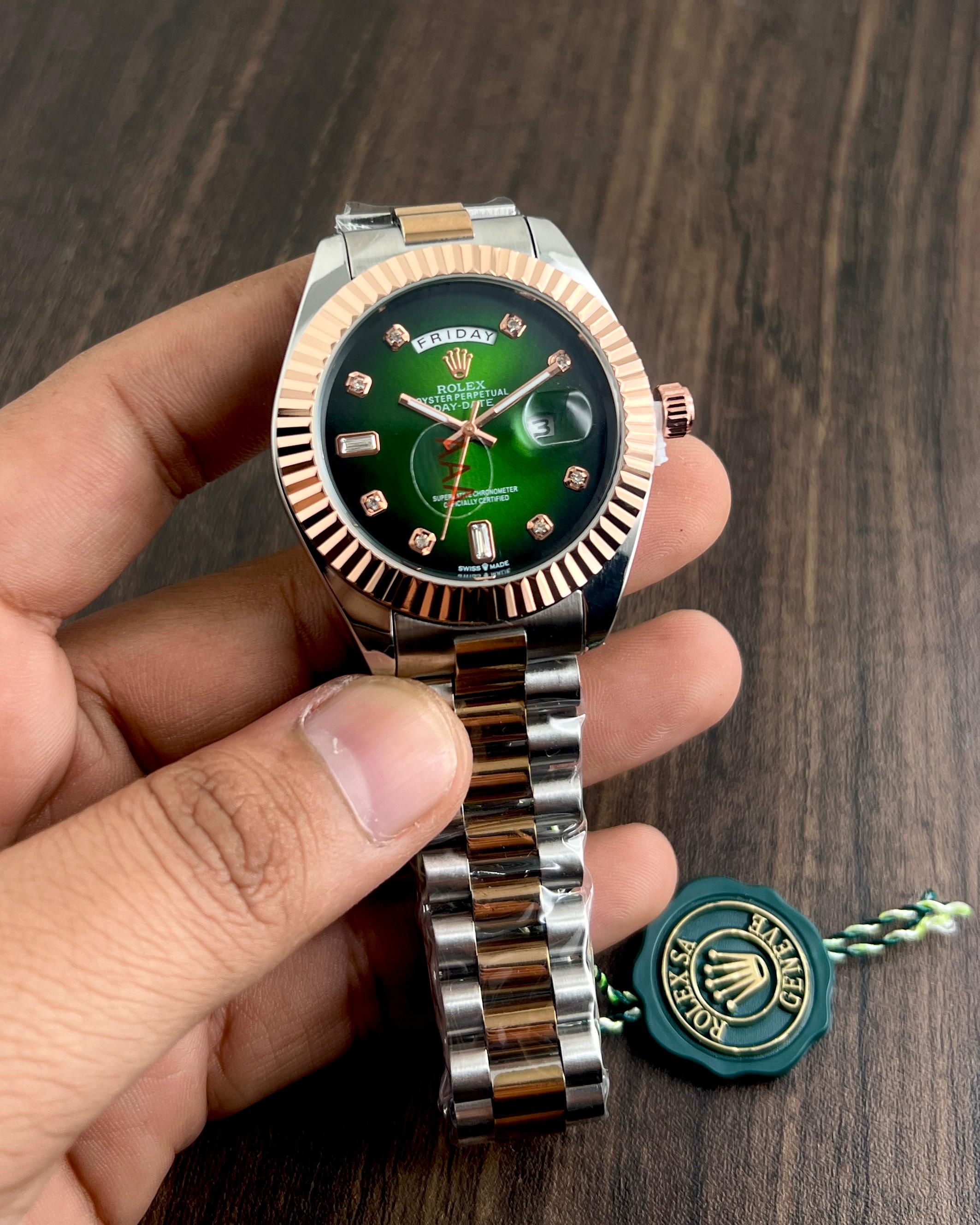 Luxury Men’s Day-Date Wristwatch