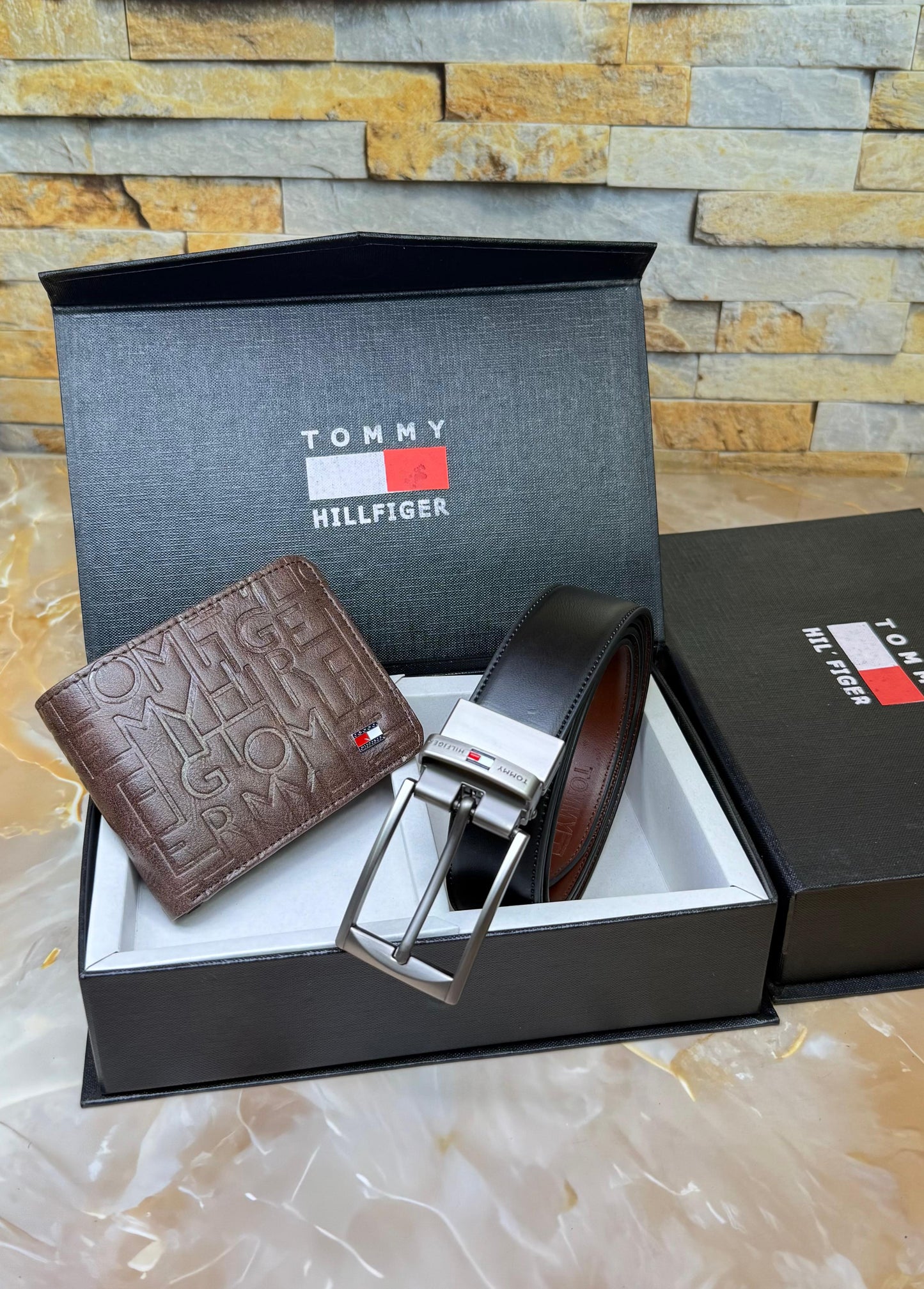 Premium Men’s Reversible Belt & Wallet Combo