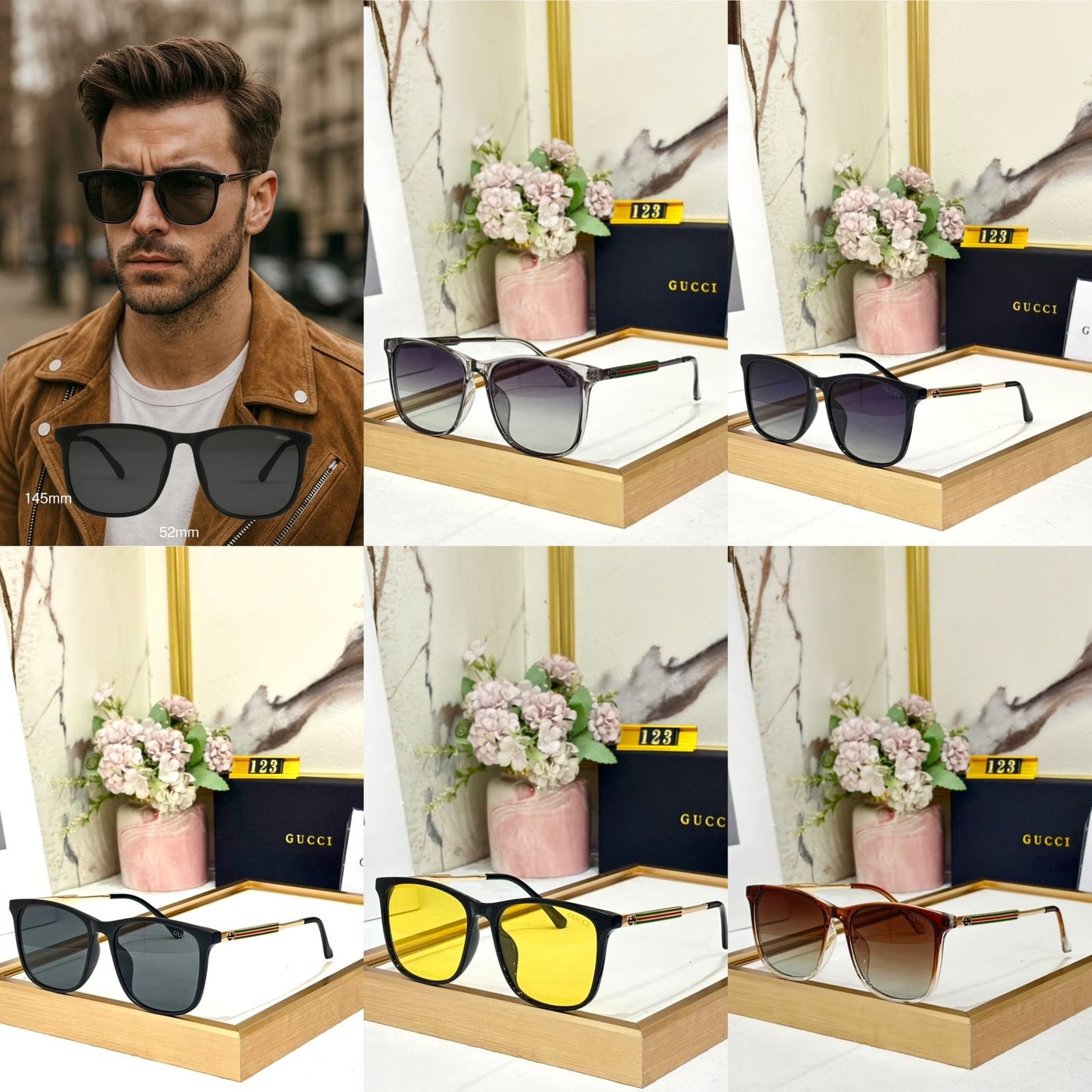 Luxury Polarized Wayfarer Sunglasses (Unisex)