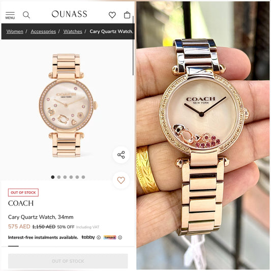 Luxury Women’s Quartz Watch – Cary Model