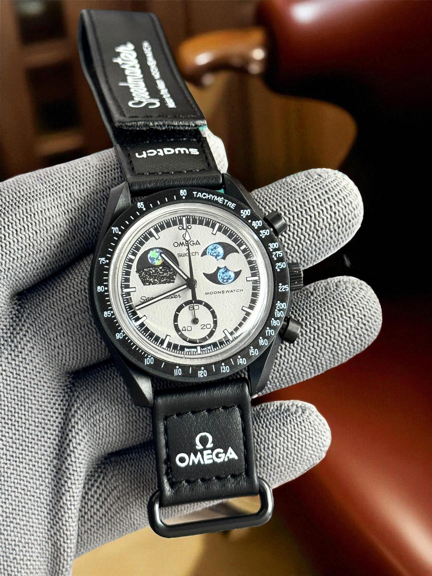 Luxury Bioceramic Moon Style Watch