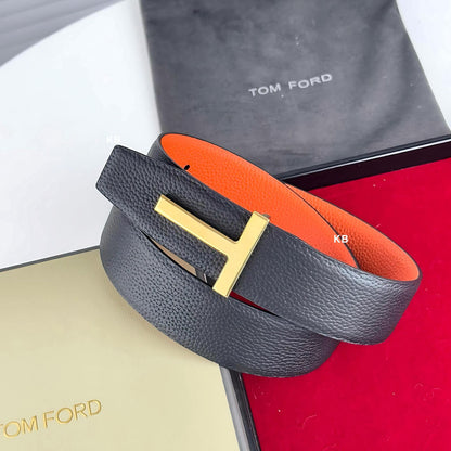 Premium Italian Leather Belt with Elegant Buckle – Unisex Edition