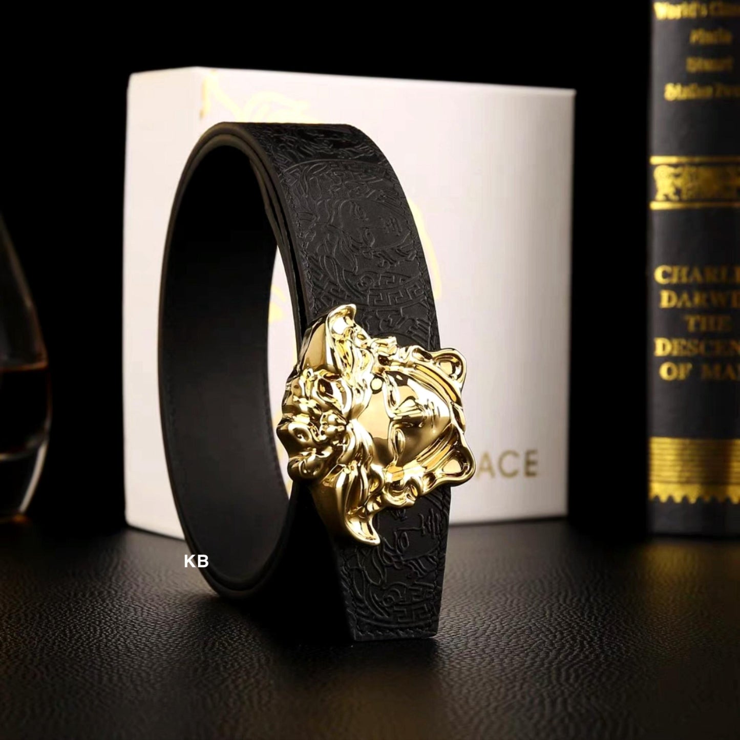Amazing Medusa Embossed Reversible belt