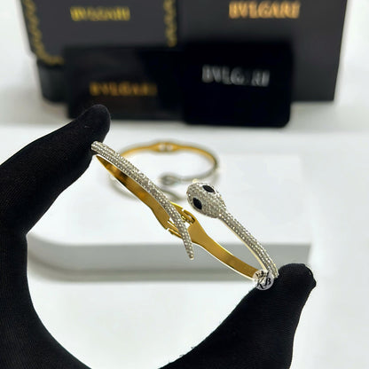 Luxury Serpent Cuff Bangle