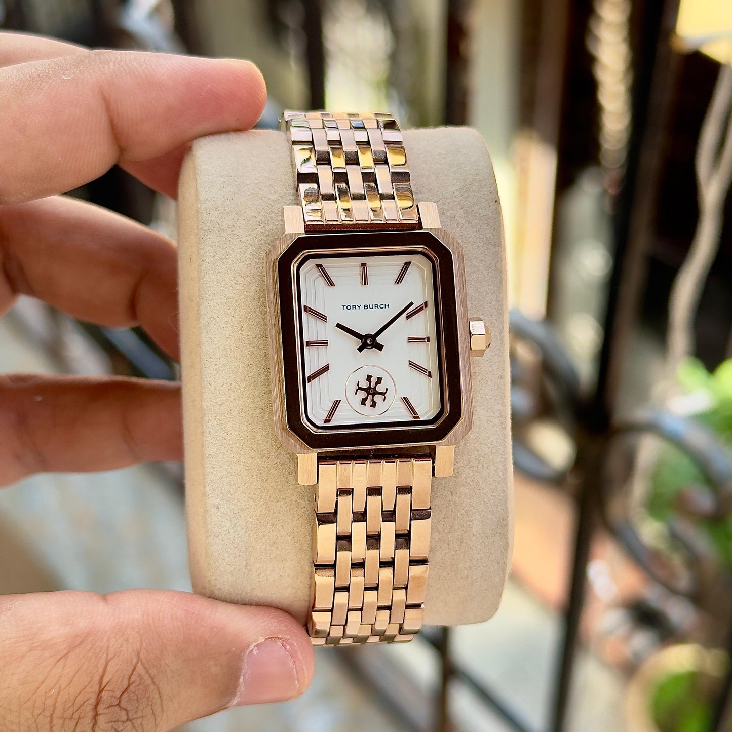 Luxury Women’s Gold Rectangular Watch