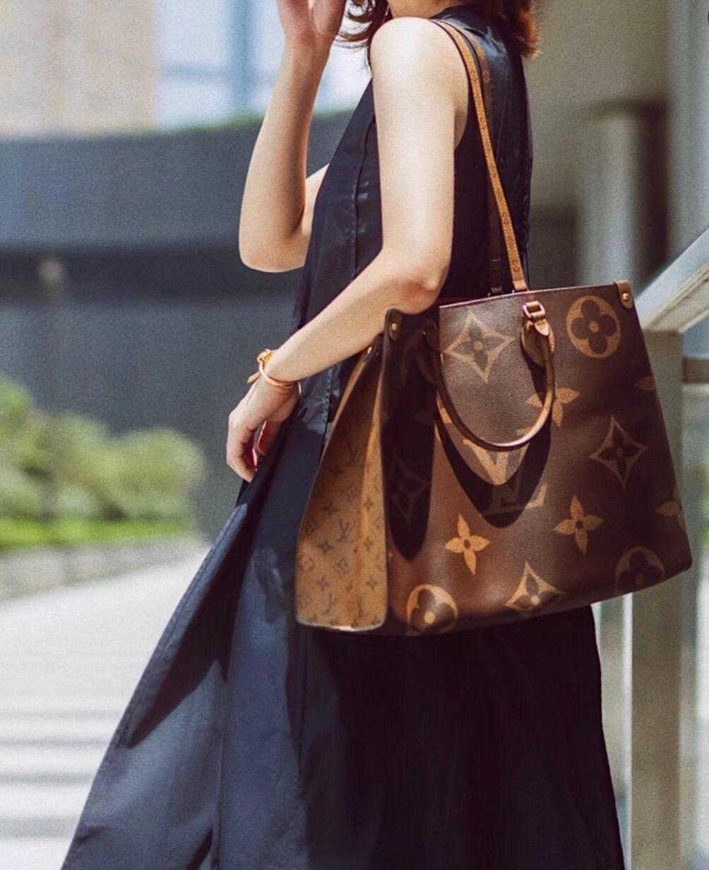 Amazing luxury lv leather bag