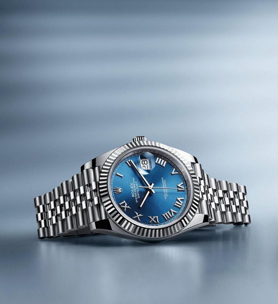 Luxury date just rlx men's watch