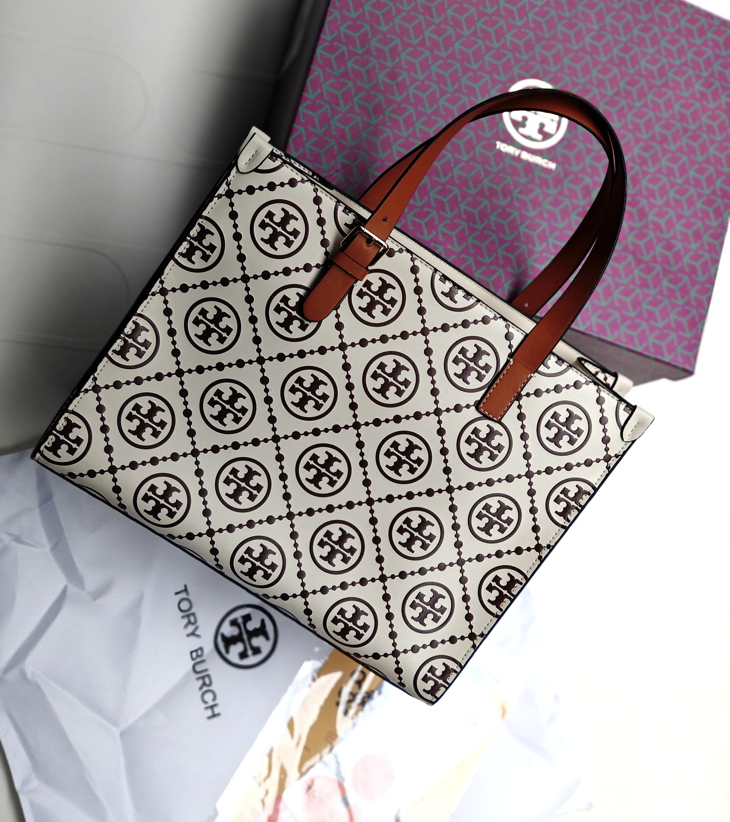 Luxury tb tote bag