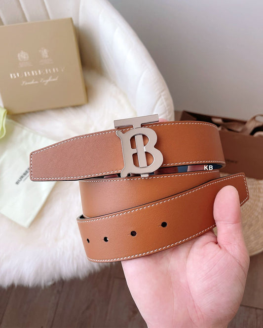 Luxury Unisex Initial Reversible Belt