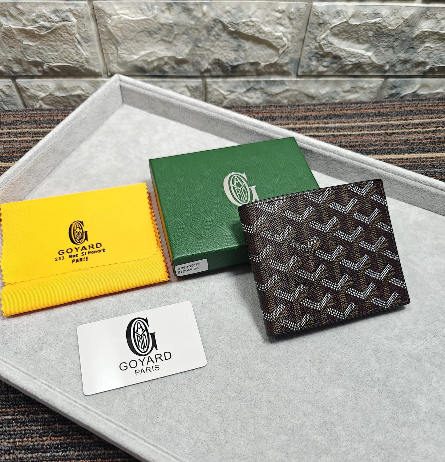 Luxury GOYARD victorie wallet