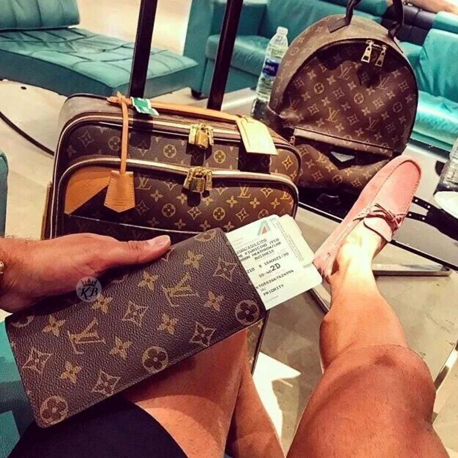 Luxury Men’s Long Wallet – Monogram Canvas Edition