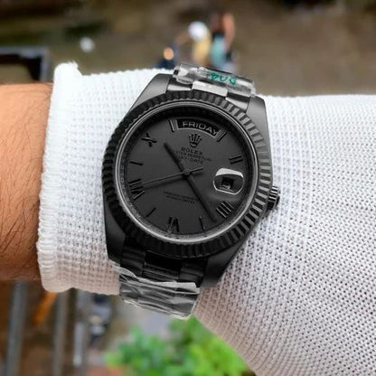 Rolex Day-Date Black Watch