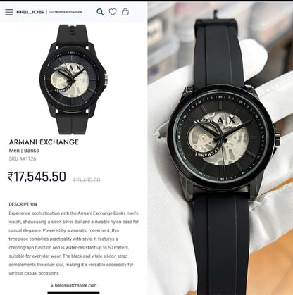Luxury Full Black Automatic Men’s Watch