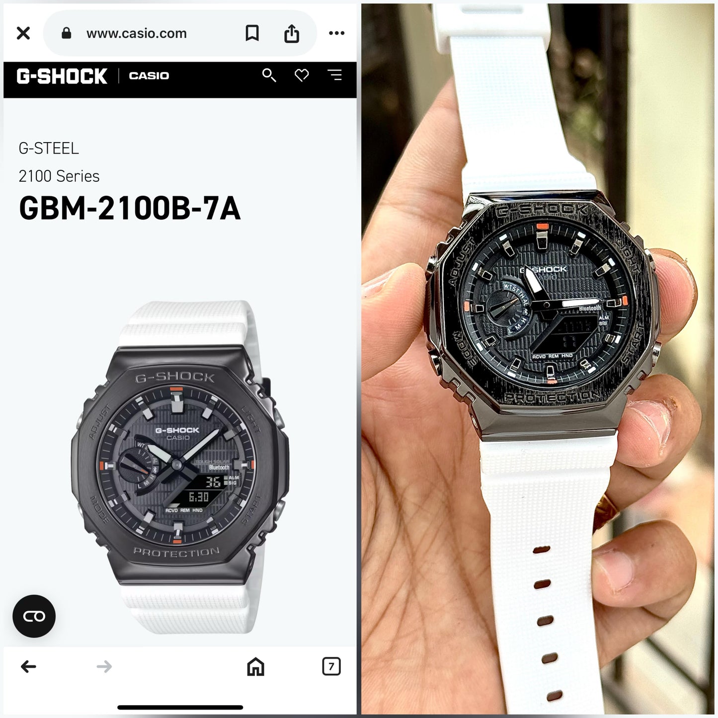Luxury G-Steel Inspired Analog-Digital Men’s Watch