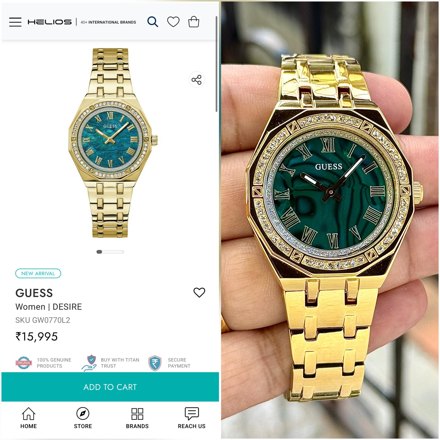 Luxury Women’s royal purple watch