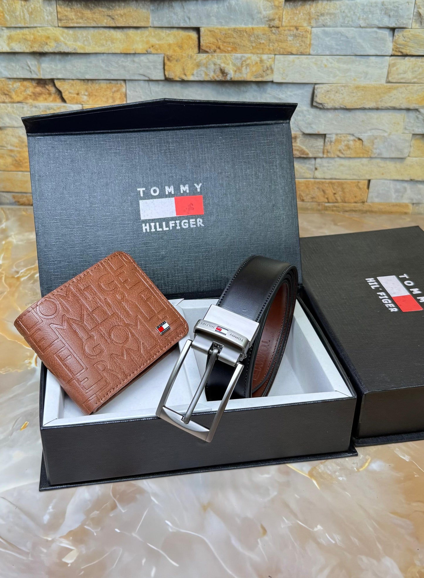 Premium Men’s Reversible Belt & Wallet Combo