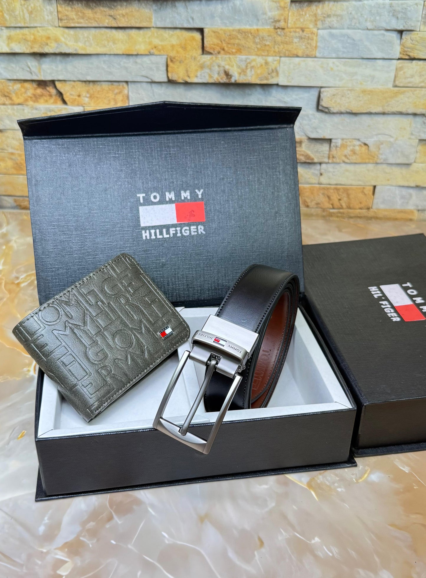 Premium Men’s Reversible Belt & Wallet Combo