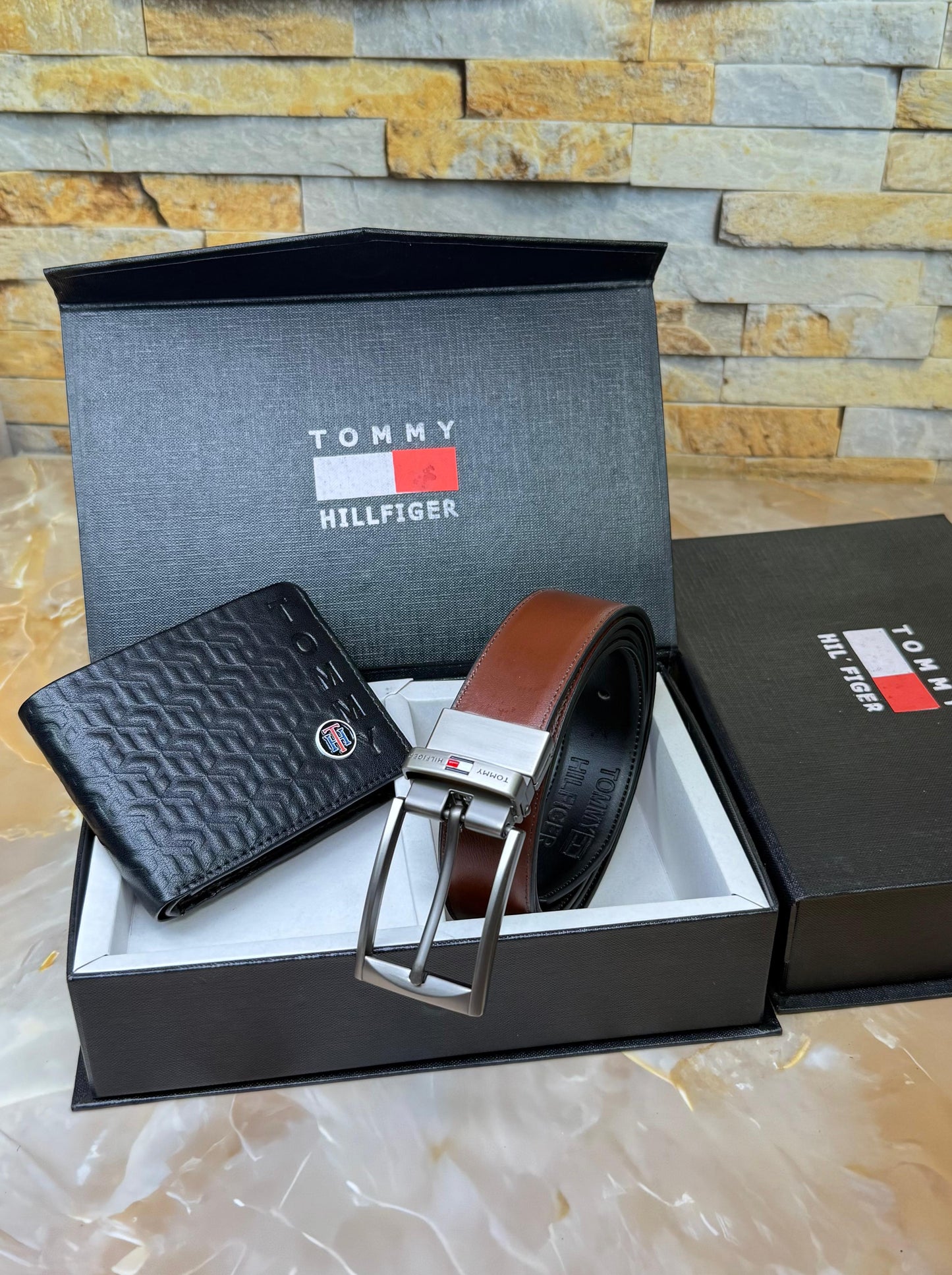 Premium Men’s Reversible Belt & Wallet Combo